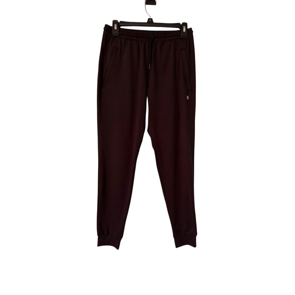 G Gradual Men's Medium Black Joggers Pull On Pants Pockets Excellent 26x28